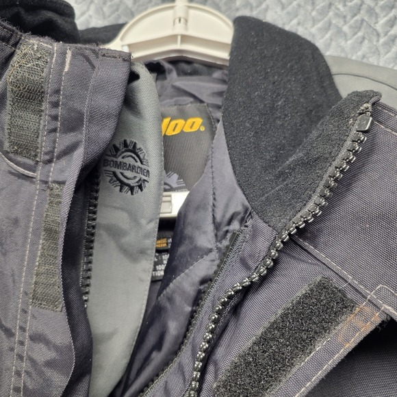 VTG Ski-Doo XPS Performance Bombardier Snowmobile Jacket Men's XLT Black Patches - Picture 12 of 16